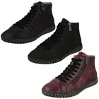 Ladies Rieker 'N0921' Casual Synthetic Warm Lined Lace Up & Zip Boots
