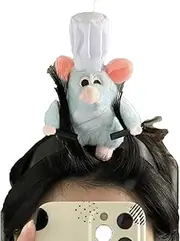 2024 Women Cute Mouse Cartoon Animal Remy Ratatouille Plush Toy Headbands Cosplay Props Halloween Costume Headwear