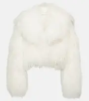[Magda Butrym] Magda Butrym Shearling jacket AU 14 white