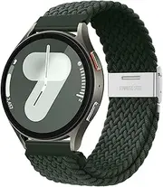 [XMUXI] 20mm Braided Watch Straps Compatible with Samsung Galaxy Watch 7 Watch 6 Classic Strap 43mm 47mm/Galaxy watch 5 pro Watch 4 Nylon Solo Loop Replacement Watch Band Amazfi GTS Vivoactive 3 Venu Sq 2(No watch)