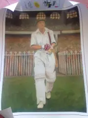 1937 SIR DONALD BRADMAN 3RD TEST VS ENGLAND MCG LIMITED EDITION PRINT ASHES