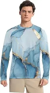 [Caihoyu] Men's Rash Guard Shirts Quick Drying Loose UV Protective Clothing Summer