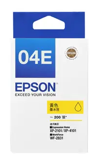 在飛比找陽信商店街優惠-EPSON C13T04E450 黃色墨水匣 適用 WF-2