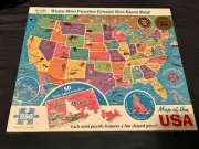 Re-marks Map of the USA 3rd Edition Unique Shaped 850 Piece Puzzle