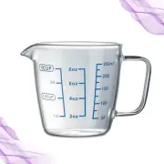 250 Measuring Cup with Scale Cups Lids and Straws Flask Child