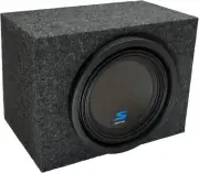 Alpine S-W10D4 10" Type S Car Audio Subwoofer with Absolute SS10 Custom Sub Box
