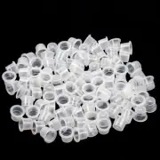 100x 8mm Medium Disposable Pigment Supplier Tattoo Ink Cups Caps Pots ARK_