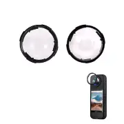2pcs Rotating Optical Tempered Glass Lens Guards Protector For Insta360 X4