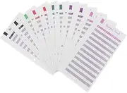 Operitacx 60 Sheets Planner Inserts of Expense Tracking Cards for Convenient Financial Management Lightweight Binder Refills Portable Cash Binder Refill for Easy Organization