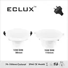 10W 15W LED Dimmable Modern Downlight Tri-colour; 90mm 110mm Cutout White Frame