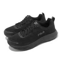 在飛比找ETMall東森購物網優惠-Fila 慢跑鞋 Molecules 男鞋 黑 全黑 運動鞋