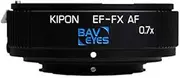 KIPON Autofocus Adapter Focal Reducer for Using Canon EOS Lens on Fuji XF X Mirrorless Camera（AF EOS-FX 0.7X）