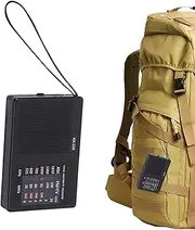 Portable Radios Am Fm Radio, Battery Radio with Loud Speaker, Small Radio Battery Powered for Indoor, Outdoor and Use, for Seniors Elderly