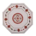 24" Marble Table Top / Coffee Table Handmade Inlay Work Home Furniture