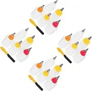 Alipis 4sets Baking Accessory Kit Cookie Icing Bottles Household Small Decorating Bottle 6 Nozzles for Cake Decor 6pcs*4