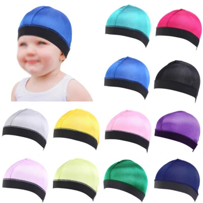Baby Unisex Bandana Wave Cap Durag Headwear Soft Silk Cap Wrap Fashion Boy Girl