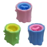 1Set BPA Sensory Fidget Squeeze Toy Pinch Gadget Brush Barrel