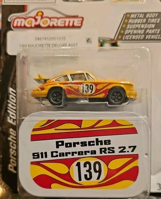 Majorette Deluxe Porsche Edition - Porsche 911 Carrera RS 2.7