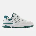 【NEW BALANCE】NB 550 復古運動鞋 休閒鞋 女鞋 男鞋 白 青綠(BB550STA-D)