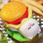 POP MART x VIVICAT Sweet & Delicate - Hamburger mini figure cute cat Gift yum