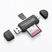 Micro USB OTG to USB 2.0 Adapter – SD/Micro SD Card Reader, USB Interface Hub