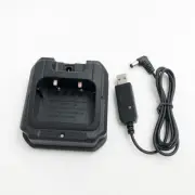 USB Charger Base Adapter for Baofeng UV-9R UV-9R Plus BF-9700 RT6 UV-5S UV-5R