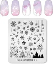 Alexnailart Professional Nail Stamping Plates Christmas Pattern Templates Manicure Stencils Nail Art Printing Tools