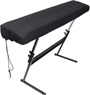 61/88 Keys Electronic Piano Keyboard Dust Cover Mayhour Waterproof Stretchable Digital Paino Protector Bags with Adjustable Elastic Cord Clasp Black for Yamaha Casio,Roland