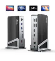 DisplayLink Docking Station Triple 4K@60Hz Monitor with 120W