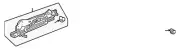 Genuine Honda Slide Rail 81260-SDA-L02 (for: Honda)