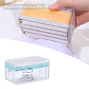 1pcs Multifunctional Soap Dish For Bathroom Shower Hand Rub-free Soap Box Roller