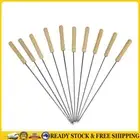 10Pcs Kabob Skewers Reusable 8 Inch Shish Kebob Sticks BBQ Skewers for Grilling
