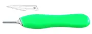 Kit of Green Scalpel Handle #5 + 100 Surgical Blade #11