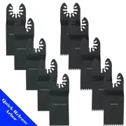 10 Blade Oscillating Multi Tool For Fein Dewalt Makita Craftsman Bolt on Ridgid