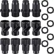 4 Sets Garden Expandable Hose Repair Kit Faucet Adapter Hose Female Male