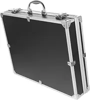 CRILSTYLEO Lockable Flight Case Aluminum Alloy Toolbox Multi-purpose Storage Box Portable Cosmetic Case Medicine Box