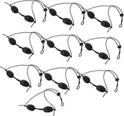Beavorty Sets Beauty Protective Goggles Uv Shield Led Light Eye Cover Safety Patch Black Pcs