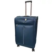 在飛比找momo購物網優惠-【NINO1881】藍色 28吋 商務箱 旅行箱(台灣製 布