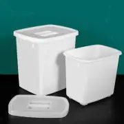 Beverage Container with Lid Beverage Drink Dispenser Ice Bucket Liquid Storage