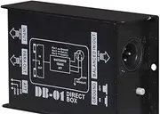 Passive DI Direct Input Injection Interface Box XLR 1/4 inch 6.35mm