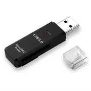 USB 3.0 SD Card Reader 5Gbps Transmission Speed for TV, Laptop, Computer, Camera - Black