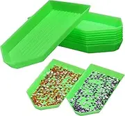 WATIIFUFU 50pcs Rhinestone Sorting Diamond Bead Organizer Trays for Jewelry Making Convenient and Practical Bead Sorting Boards for Crafting