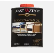 Feast Watson SCANDINAVIAN Danish OIL Interior Clear Natural Finish Satin 1L
