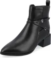 Journee Collection Women's Tru Comfort Foam Pointed Toe Bootie | Black | 8.5 W