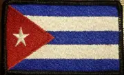 CUBA Flag Patch W/ VELCRO® Brand Fastener Tactical Morale CUBAN Version #14