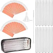 39pcs Hidden Flasks Set, Tampon Flask Shot Tubes with Bags, Brush, Plastic Flask for Liquor Drinks Cruise Events Concerts