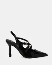 ILIUM Black Patent Pumps
