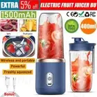 Electric Fruit Juicer Smoothie Maker Portable USB Blender Bottle Juice Shaker