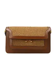 Trunk Soft Raffia Bag One size Brown