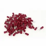 A● 115PCS SV2-4 16-14AWGInsulated Fork Spade Terminals Electrical Wire Connector